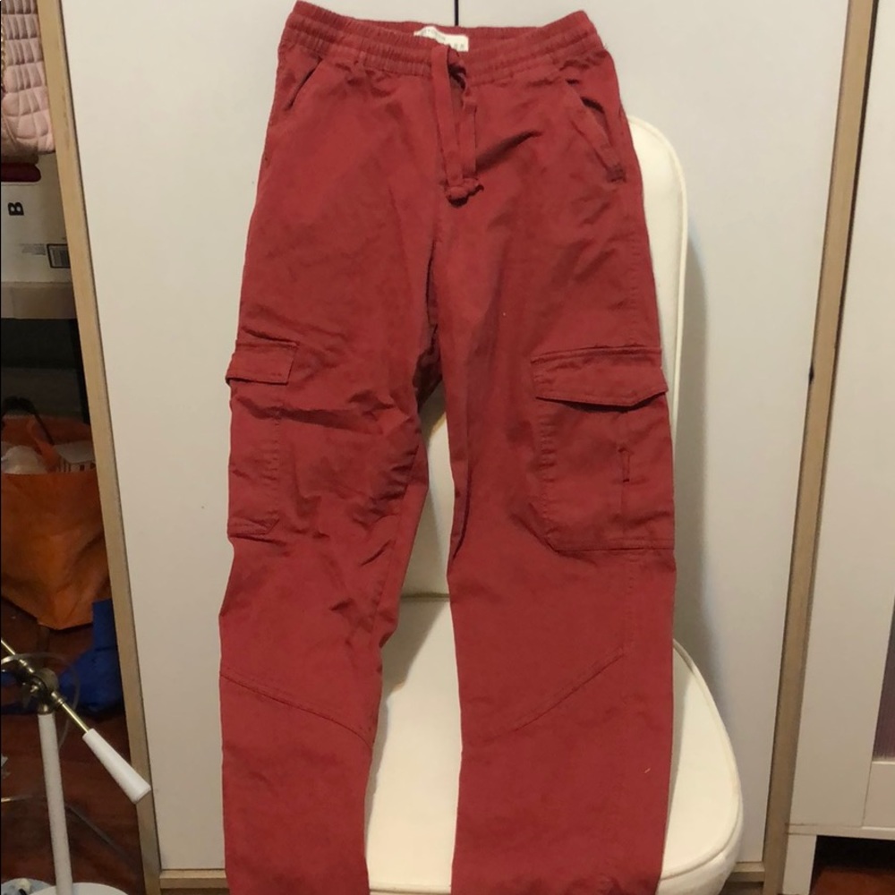 Brick color cargo pants
